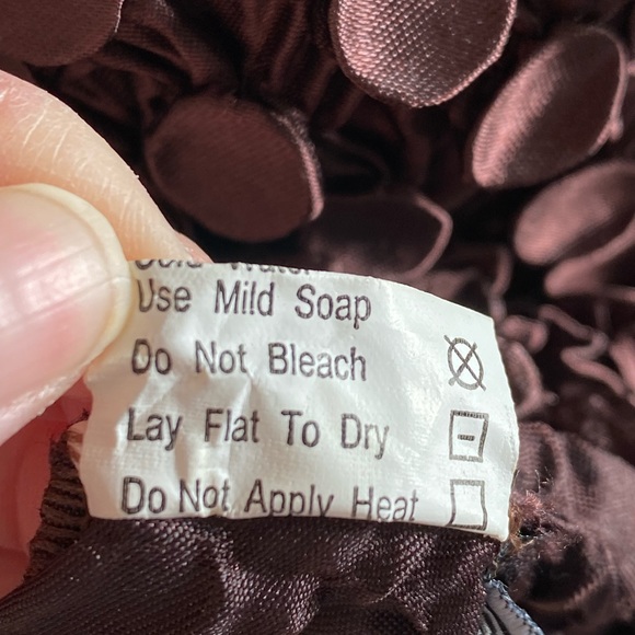 Brown Textured Popcorn Top with Short Sleeves ONE SIZE - Picture 8 of 8